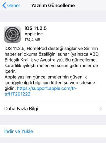 iOS 11.2.5