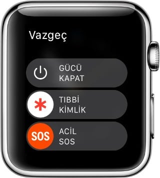 Apple Watch ile Acil servisleri arama