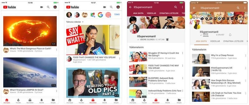 Youtube Ekran Görüntüsü