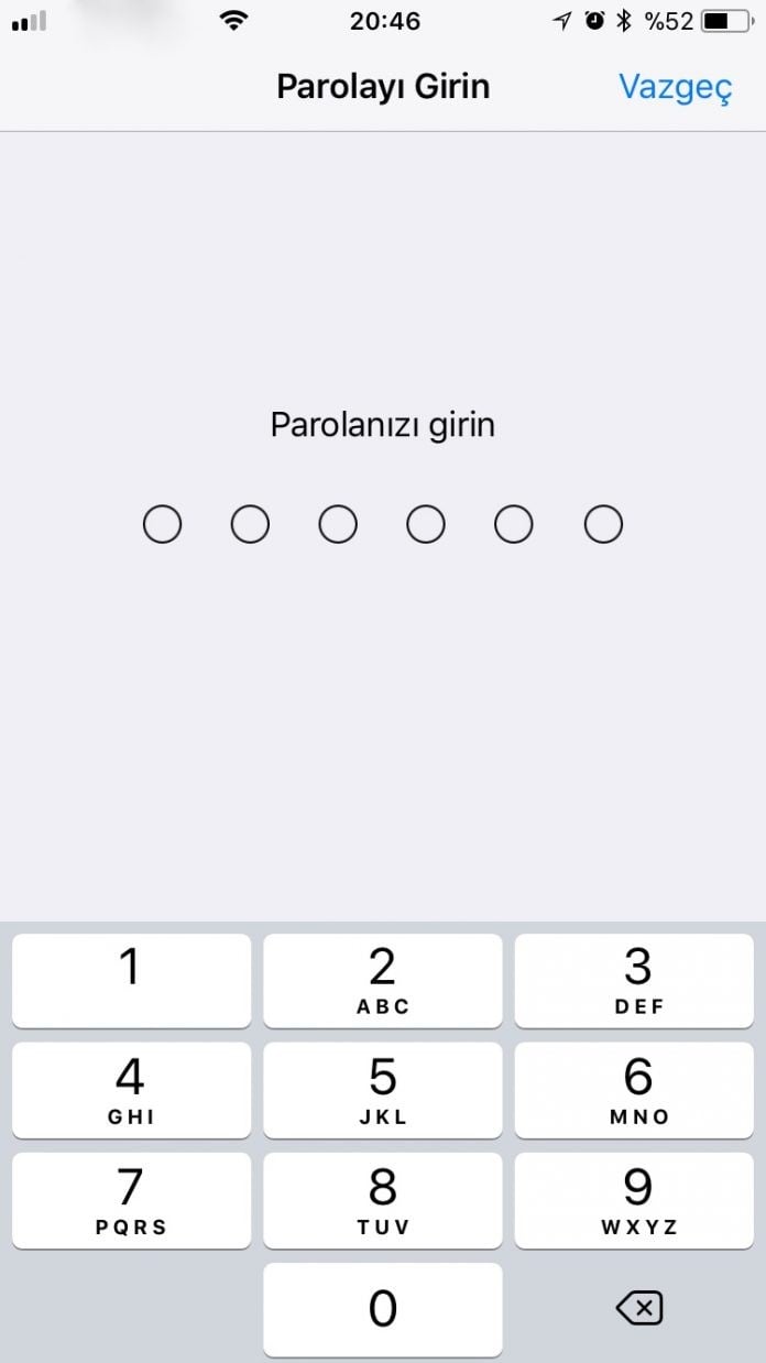 Kilitli Ekran Erişim Ayarları - Adım 2