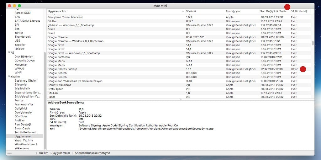 Uygulamalarda 64 bit uyumluluğu