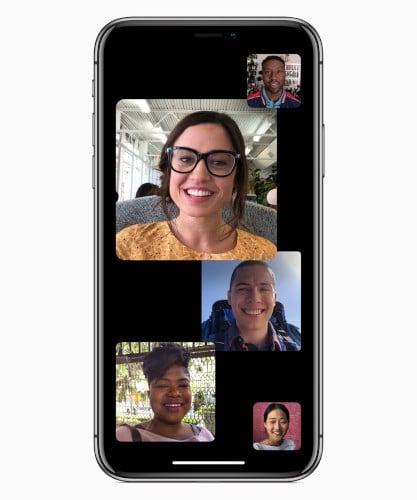 iOS 12 - Grup FaceTime