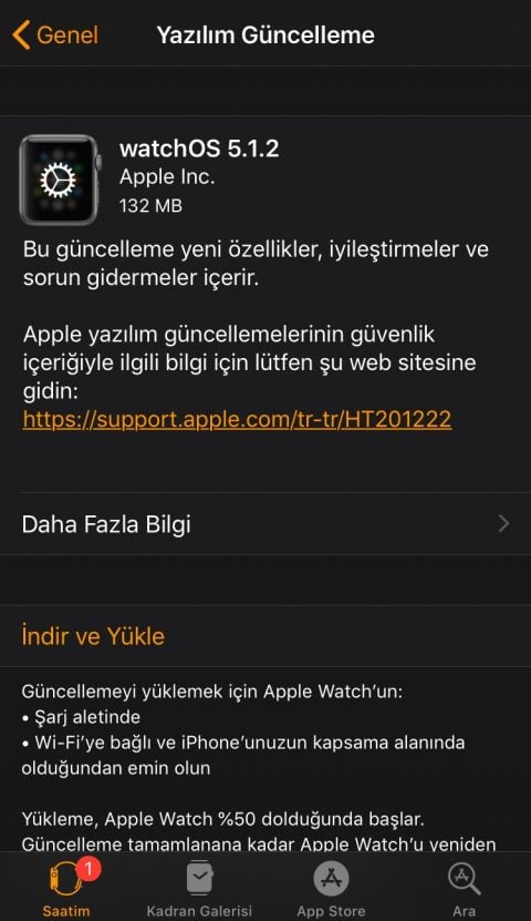 watchOS 5.1.2 yayınlandı