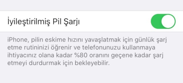 İyileştirilmiş Pil Şarjı