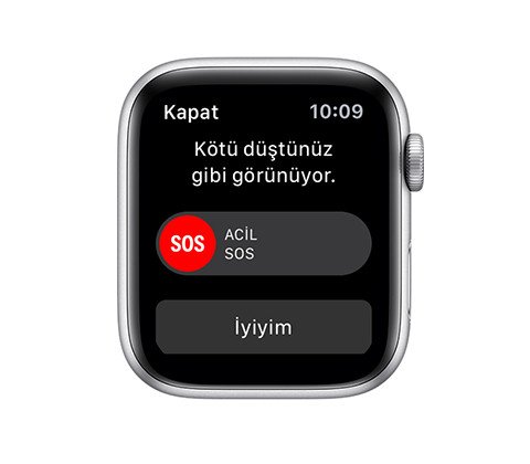 Düşme algılama ile otomatik yardım alma