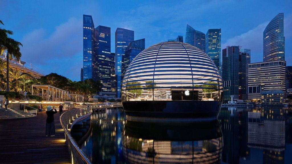 Apple Marina Bay Sands Singapur'da açılıyor