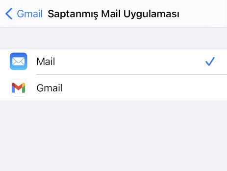Saptanmış e-posta uygulaması