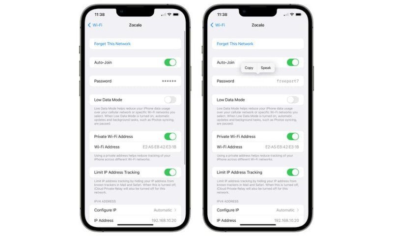 Wi-Fi Ağ Parolanızı görüntüleyin