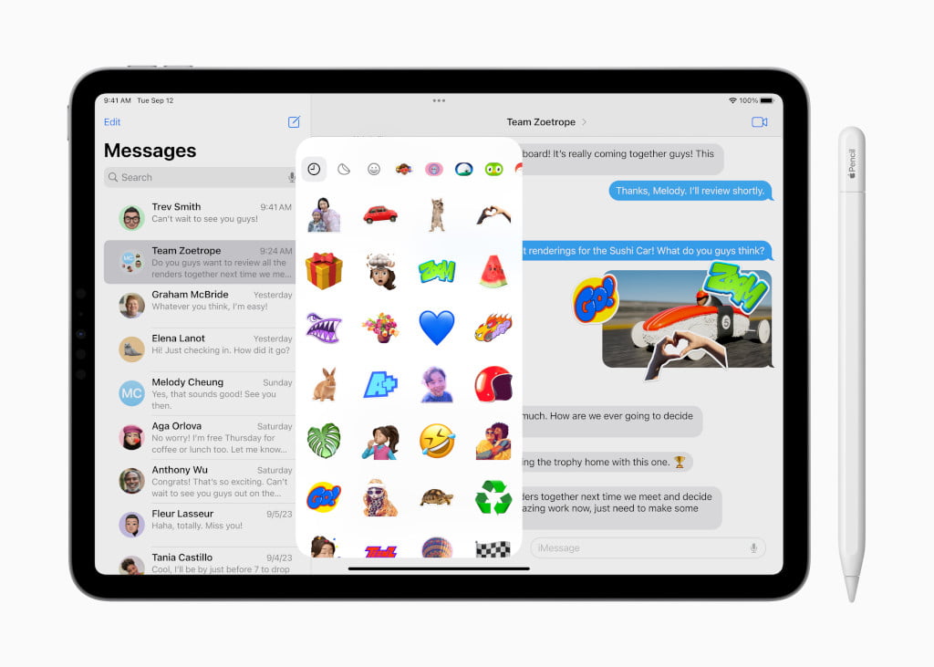Apple Pencil Ipad Pro Messages Live Stickers